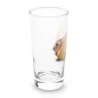 うさぎのうみちゃんねるショップの行楽のお供にお稲荷うさぎ-うさぎのうみ Long Sized Water Glass :left