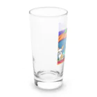 チワワ愛好家ショップのカボチャの秘密！中にはチワワが隠れている Long Sized Water Glass :left