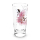 I miss you の河津桜満開 Long Sized Water Glass :left