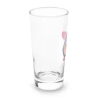 takuchan-の叫ぶ豚君 水彩画風 Long Sized Water Glass :left