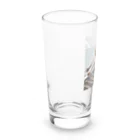 TAIYO 猫好きの躍動感あふれる猫 Long Sized Water Glass :left