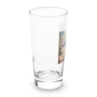 milkeの寝てるだけじゃないにゃん Long Sized Water Glass :left