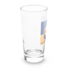 K-K123456のかわいいおにぎりのイラストのグッズ Long Sized Water Glass :left
