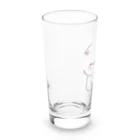 キイロチャンのふわふわの白い犬 Long Sized Water Glass :left