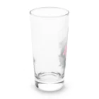 おやぽんのカーネーションと孔雀草ダイカット Long Sized Water Glass :left