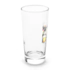 ✴︎Tiara shop✴︎のビール好きの犬 Long Sized Water Glass :left