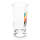 good★holidayのドット絵のオウム Long Sized Water Glass :left