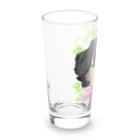 ダックス雑貨ひなたのお昼寝ドビーさん Long Sized Water Glass :left