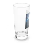 itacyoko(AIイラスト屋)の宇宙に輝く青い光 Long Sized Water Glass :left