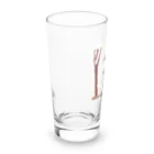 ワクワクショップ の雨降り散歩 イラスト Long Sized Water Glass :left