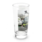 ビッグスマイルライフの黄色い消防車 Long Sized Water Glass :left