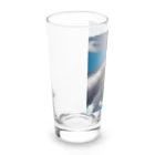 Fasterのシロナガスクジラ　親子 Long Sized Water Glass :left