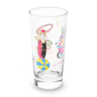 Ａｔｅｌｉｅｒ　Ｈｅｕｒｅｕｘのサーカスにゃんこ　４ピエロにゃんず Long Sized Water Glass :left