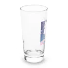 ことこと♂@トレーダーの白猫　夜 Long Sized Water Glass :left