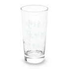 #立夏の短歌 の地球には観光ですか夜がまだ夜のままではいられない星 Long Sized Water Glass :left