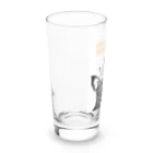 hide0120の犬（眼鏡） Long Sized Water Glass :left