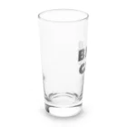 BEERのビールガール_黒字(透過) Long Sized Water Glass :left