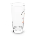 ハムスターとチンチラ kinchan_kohakuのはむちらバーガー(ハムスター、チンチラ) Long Sized Water Glass :left