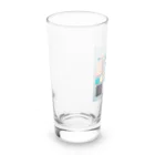 Lock-onの文房具大好き❤青色01 Long Sized Water Glass :left