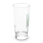 ポケロミのグリーンヒポ Long Sized Water Glass :left