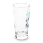 たるほのお店のクールなシベリアンハスキーのピクセルアート Long Sized Water Glass :left