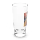 黒鷺の抽象画展ときどき爬虫類の抽象画 タイトル:激情と葛藤 Long Sized Water Glass :left