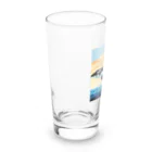 フリーダムの勇敢な海の王者、シャチ Long Sized Water Glass :left