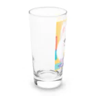 Pom-Dog'sの清楚系白ポメ　ポメ子 Long Sized Water Glass :left