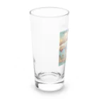 akarityanのstop　地球温暖化 Long Sized Water Glass :left