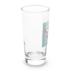 おしゃれな動物のおしゃれなゾウ Long Sized Water Glass :left