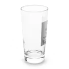 zkunmamaのワイルド黒猫 Long Sized Water Glass :left