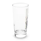 ニンニン忍者パンの愛くるしい忍者イラストのグッズ Long Sized Water Glass :left