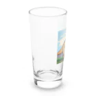 ROCKSWEBのドット絵　パキケファロサウルス Long Sized Water Glass :left