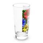 HirockDesignJapanの秋がテーマのコスモスなどの花柄デザイン Long Sized Water Glass :left