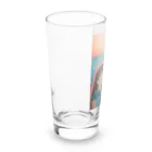 キキとココからのMagic hour / 穏やかな夕暮れの祈り Long Sized Water Glass :left