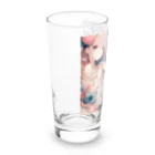 AIと愛とARTのSHOPの花と少女 Long Sized Water Glass :left