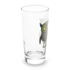 猫魚鳥時々犬等 arte♡のSuccessful Owls ♡ Long Sized Water Glass :left