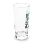 キノコの白猫キリスト君 Long Sized Water Glass :left