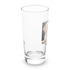 つぶらな瞳の子犬グッズ屋さんの癒しの子犬 Long Sized Water Glass :left