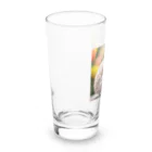 くろまめ　kuromameのハリネズミくん Long Sized Water Glass :left