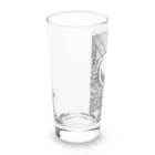 キャプテンの今日も元気にスマイルくん Long Sized Water Glass :left