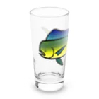 脂身通信Ｚの【魚シリーズ】シイラ♪1908  Long Sized Water Glass :left