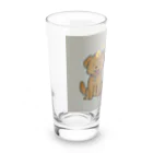 mamitarouの赤ちゃんといっしょ　いぬ　おすわり Long Sized Water Glass :left