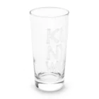 串カツワールドの串カツの妖精クシニョロ（クシニョロワールド） Long Sized Water Glass :left