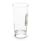 chikarabizのかわいいパンダ、イラストのグッズ Long Sized Water Glass :left