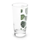 アガベマンの斑入りモンステラグッズ Long Sized Water Glass :left