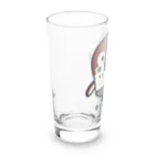 イラスト MONYAAT の履いてる？ 80DENIER タイツを履いたスズメ　大きめ Long Sized Water Glass :left