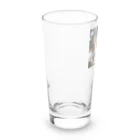 dcgnori／ワンコ画像のうるうる瞳のオムスビ顔の三角芝ちゃん Long Sized Water Glass :left