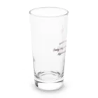 Love and peace to allのストロベリーフラペチーノとメッセージ Long Sized Water Glass :left