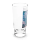 ZZRR12の「夜桜の幻想：桜の精霊」 - "Night Sakura Fantasia: Spirit of the Cherry Blossom" Long Sized Water Glass :left